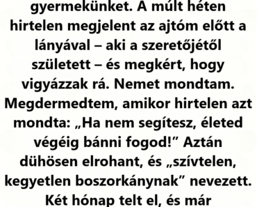 Amikor a múlt visszakopogott, a nyugalmamat választottam