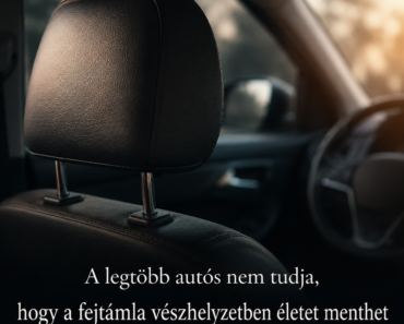 🚗 A legtöbb autós nem tudja, hogy a fejtámla vészhelyzetben életet menthet