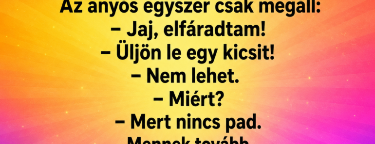 VICC:  Az anyós elhatározza, hogy hegyet mászik.