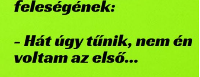 VICC: A nászéjszakán az ifjú férj szól ifjú feleségének