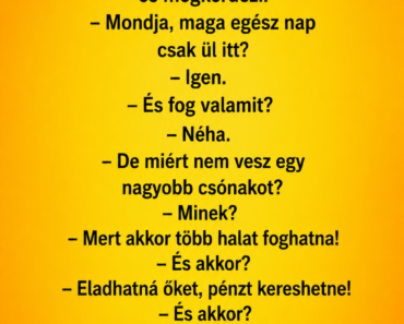 Egy indián ül a folyóparton és halászik.