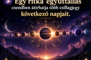 🌌 Egy ritka együttállás csendben átírhatja több csillagjegy következő napjait.