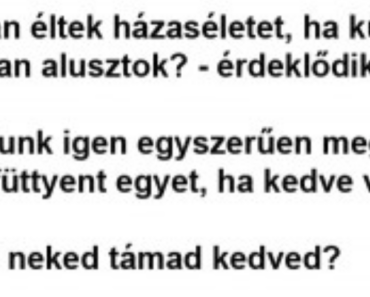 Hogyan éltek házaséletet, ha külön szobában alusztok Hogyan éltek házaséletet, ha külön szobában alusztok