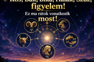 ✨ Kos, Bak, Bika, Halak, Szűz, figyelem! Ez ma rátok vonatkozik