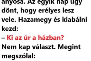 VICC: Kovács már nagyon unja, hogy állandóan parancsolgat neki az anyósa