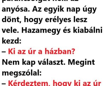 VICC: Kovács már nagyon unja, hogy állandóan parancsolgat neki az anyósa