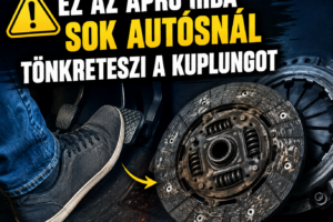 ⚠️ Ez az apró hiba sok autósnál tönkreteszi a kuplungot