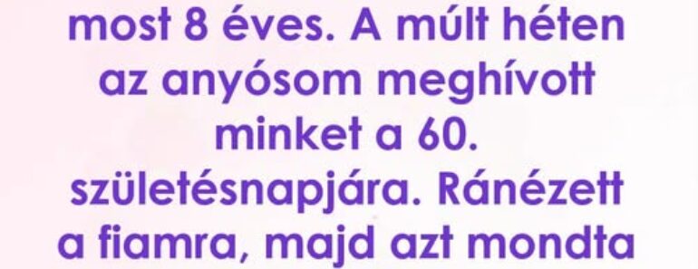 A férjem végre megvédett minket, amikor az anyja megszégyenített, és amit mondott, attól elcsendesült a szoba