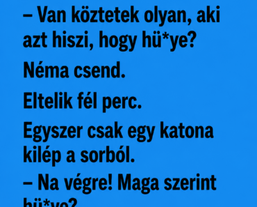 A laktanyában az őrmester sorakozót tart.
