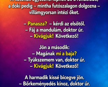 Vicc: A laktanya gyengélkedője előtt hosszú sor kígyózik Vicc: A laktanya gyengélkedője előtt hosszú sor kígyózik