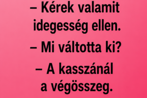 Marika néni a patikában: