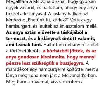 Az ebéd, ami emlékeztetett arra, mit jelent a kedvesség