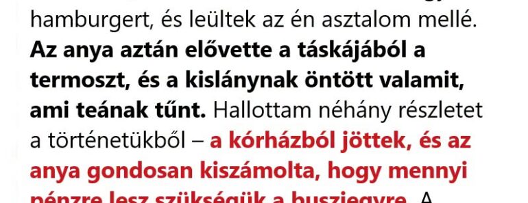 Az ebéd, ami emlékeztetett arra, mit jelent a kedvesség