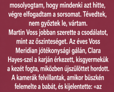A férjemnek két gyermeke volt a titkárnőjétől, én pedig egy szót sem szóltam. Aztán a szokásos orvosi ellenőrzés során az orvos ránézett, és csendesen megkérdezte:»a felesége nem mondta még el?