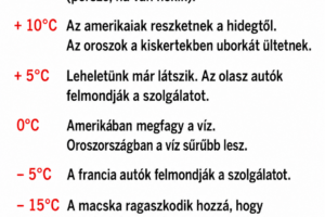 A hideg fogalma relatív