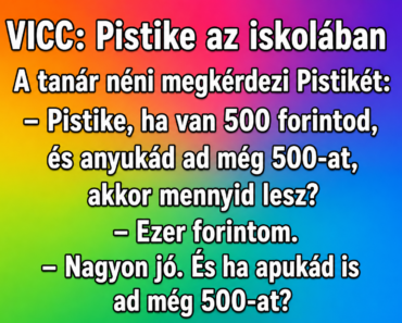 VICC: Pistike az iskolában