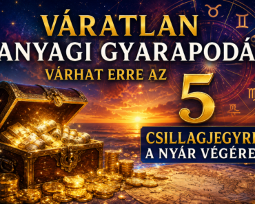 💎 Váratlan anyagi gyarapodás várhat erre az 5 csillagjegyre a nyár végére!