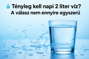 💧 Tényleg kell napi 2 liter víz? A válasz nem ennyire egyszerű