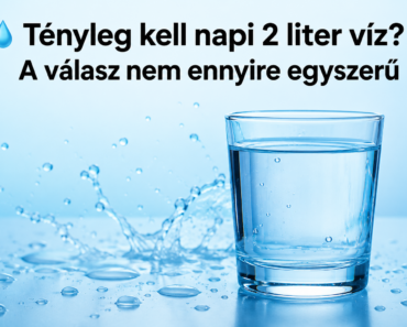 💧 Tényleg kell napi 2 liter víz? A válasz nem ennyire egyszerű