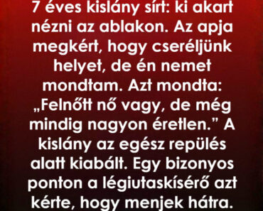 Egy idegen mondata a repülőn olyan leckét adott, amit sosem felejtek el Egy idegen mondata a repülőn olyan leckét adott, amit sosem felejtek el