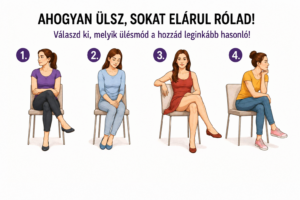 🪑 AHOGYAN ÜLSZ, SOKAT ELÁRUL RÓLAD!  Válaszd ki, melyik ülésmód a hozzád leginkább hasonló!