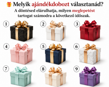 🎁 Melyik ajándékdobozt választanád? A döntésed elárulhatja, milyen meglepetést tartogat számodra a következő időszak.