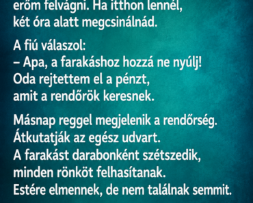 Vicc: Apa levelet ír a börtönben ülő fiának:
