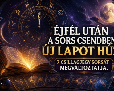 🌑 Éjfél után a sors csendben új lapot húz! Ezzel 7 csillagjegy sorsát megváltoztatja.