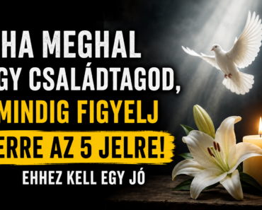🕊️ Ha meghal egy családtagod, mindig figyelj erre az 5 jelre