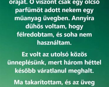 Azt hittem, a szerény évfordulós ajándéka semmit sem jelent, aztán kiderült, mi volt mögötte