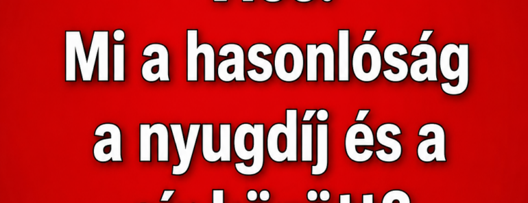 Vicc: Mi a hasonlóság a nyugdíj és a sír között?