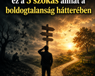 👉 Sokan észre sem veszik: ez a 3 szokás állhat a boldogtalanság hátterében
