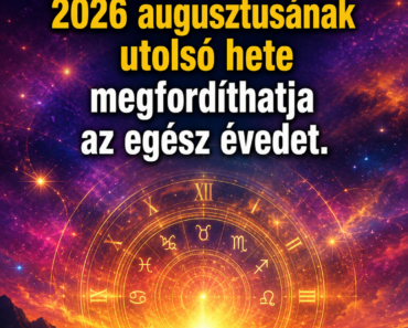 🔮 Ha ehhez a 4 csillagjegyhez tartozol, 2026 augusztusának utolsó hete megfordíthatja az egész évedet