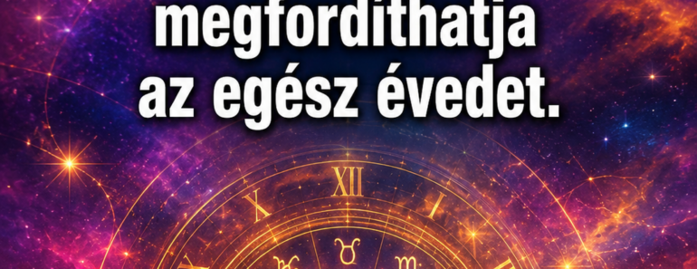 🔮 Ha ehhez a 4 csillagjegyhez tartozol, 2026 augusztusának utolsó hete megfordíthatja az egész évedet