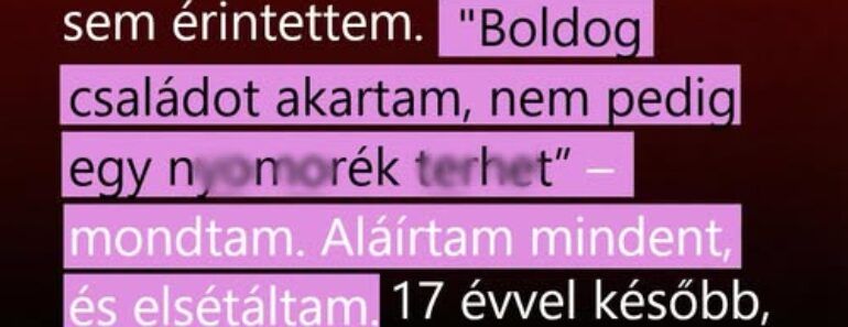 Tizenhét évvel azután, hogy elmentem, visszatértem bocsánatért