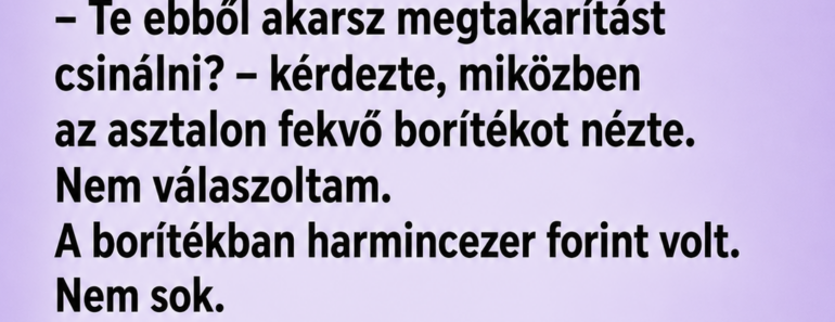 A férjem kinevetett, amikor titokban elkezdtem félretenni – egy évvel később ő kérdezte meg, kölcsönadnék-e neki