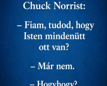 A pap megkérdezi Chuck Norrist: