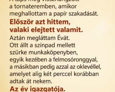 A takarítónő a szülők előtt tépte ketté az iskola igazgatójának kitüntetését – amikor kiderült, miért tette, senki nem mert megszólalni