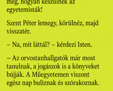 A tanév elején Isten magához hívja Szent Pétert: