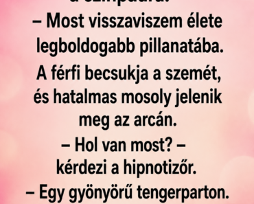 Egy hipnotizőr kihív egy férfit a színpadra.