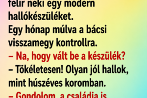 Egy idős bácsi elmegy az orvoshoz, mert egyre rosszabbul hall.