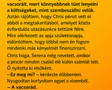 A férjem családja mindig azt várta, hogy fizessek a vacsoráért. Végül kaptak egy leckét, amelyet talán nem felejtenek el.