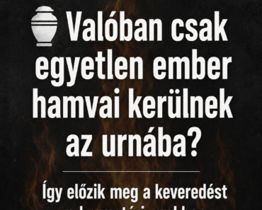 ⚱️ Valóban csak egyetlen ember hamvai kerülnek az urnába? Így előzik meg a keveredést a krematóriumokban