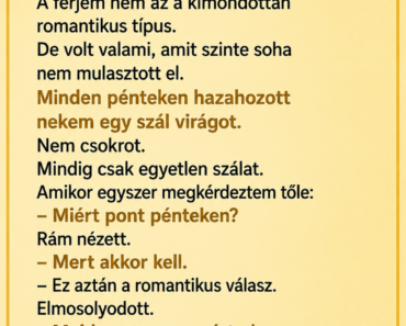 Huszonhét éve vagyunk házasok.