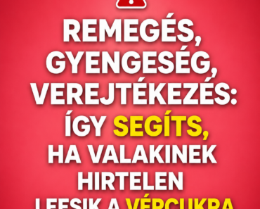 ⚠️ Remegés, gyengeség, verejtékezés: így segíts, ha valakinek hirtelen leesik a vércukra