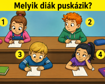 🧠 Melyik diák puskázik? Csak egy apró részlet árulja el!