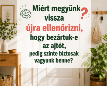 🧠 Miért megyünk vissza újra ellenőrizni, hogy bezártuk-e az ajtót, pedig szinte biztosak vagyunk benne?