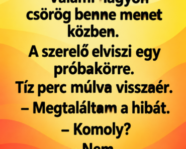 Egy férfi elviszi az autóját a szerelőhöz.