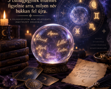 🔮 A következő 72 órában 5 csillagjegynek érdemes figyelnie arra, milyen név bukkan fel újra
