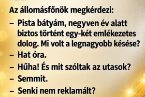 A mozdonyvezető nyugdíjba vonul negyven év szolgálat után.